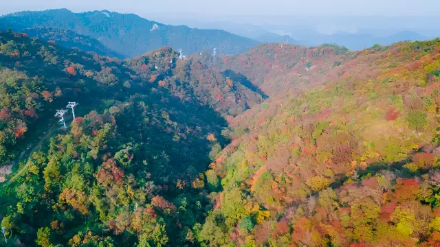 おはよう、深秋｜木兰天池、訪問者は幸せで、風景は親しみやすい