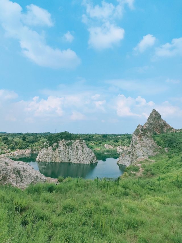 常州小眾絕美礦坑打卡，可露營燒烤！