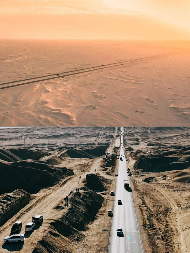 茶卡鹽湖&u型公路，天空之鏡和大地之路