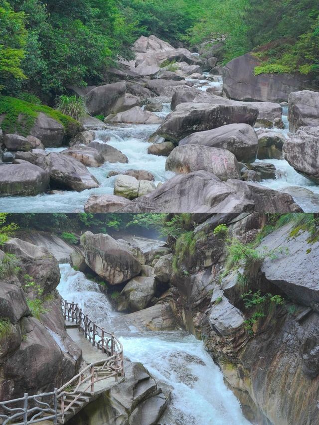 皖南鄣山大峡谷周邊遊首選