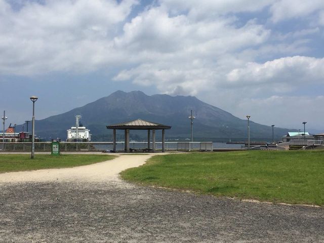 日本鹿兒島縣鹿兒島市～櫻島火山巍然聳立、薩摩好風光！