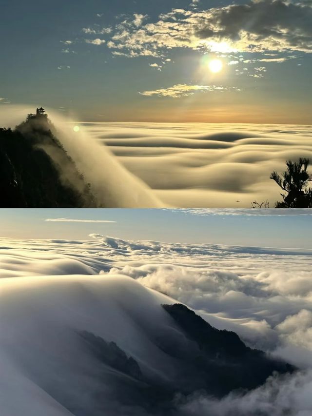 10.20老君山實況，風景很美，但是要凍哭。