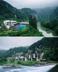 新昌·安嵐住進山川幽谷之間的庭院別墅酒店。