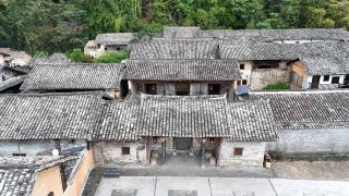 Chen Clan Ancestral Hall in Yaxi Village, Quannan County, Jiangxi Province. 