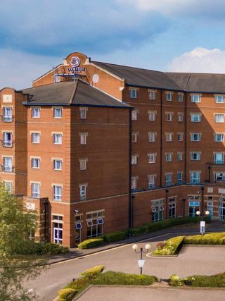 I didn't want to check out of the Hilton DoubleTree Hotel.