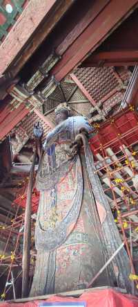 歲月靜好獨樂寺  3 三塊匾與彩泥大觀音