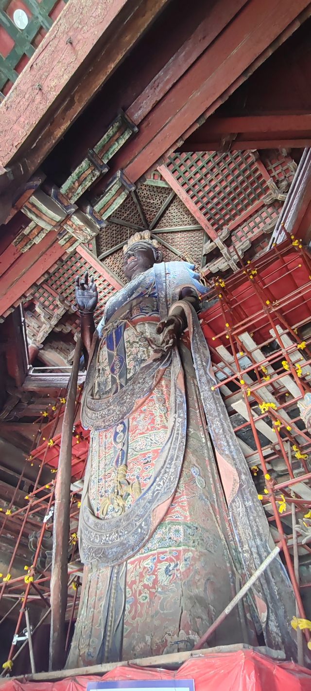 歲月靜好獨樂寺  3 三塊匾與彩泥大觀音