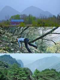 沙塵暴那天    我躲進了豐都夾壁山