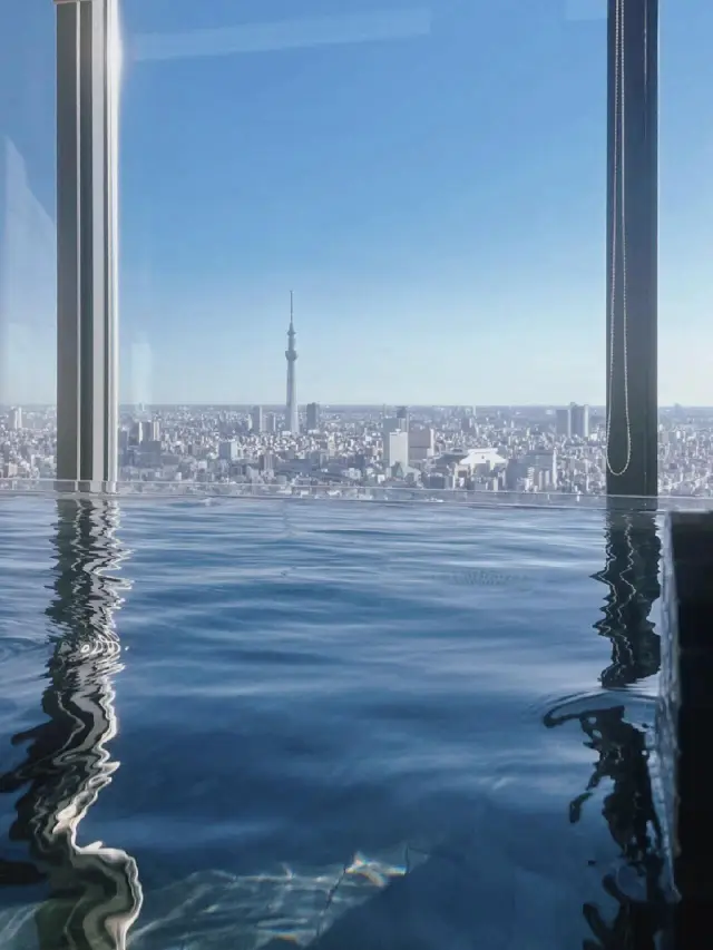 도쿄에서 꼭 머물러야 할 곳 | 만다린 오리엔탈 호텔의 인피니티 풀은 정말 최고입니다.