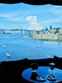 🌊 香港瑰丽酒店｜这片维港海景，值得你专程来睡！ 
