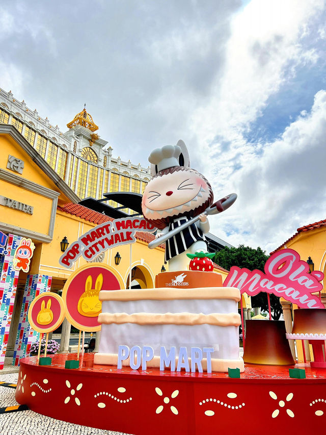 🇲🇴澳門限定！泡泡瑪特巨型潮玩打卡攻略
