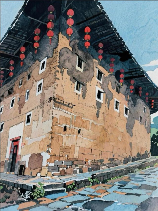 教科書裏嘅土樓，原來真係存在
