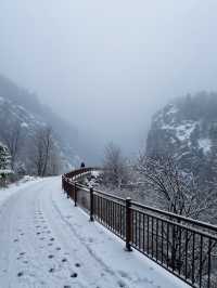 今天的一場雪 嵩山雪後的嵩山 才是打開最仙境的方式