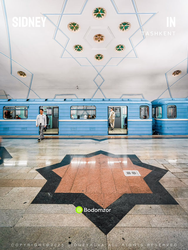 蘇聯美學的延續 | 塔什乾地鐵站巡禮