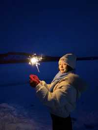 漠河冬日限定｜雪地煙花大片Get人生照片