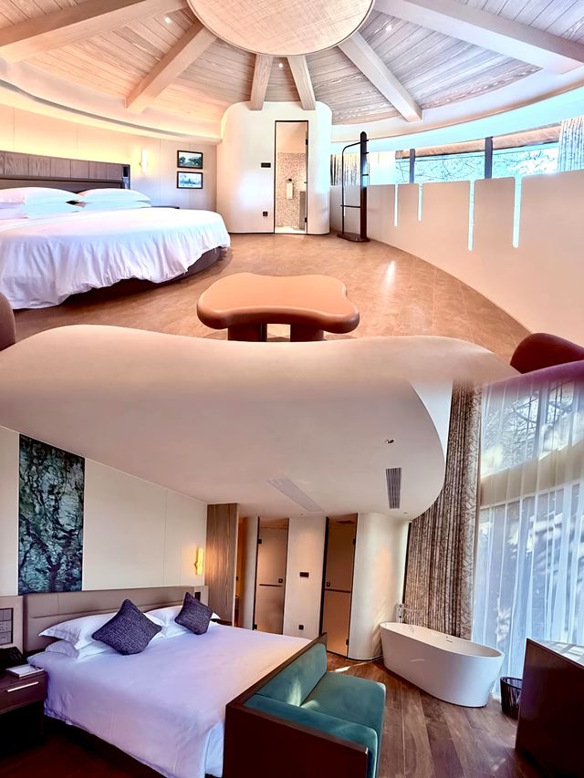 安吉這家山居酒店太好住了!溫泉、樹屋、日落全都有