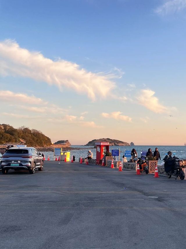 冬日銀沙灘絕美日出