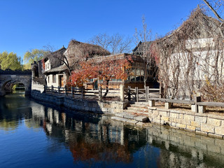 🏮古北水鎮是北京附近的一個海濱古鎮。
