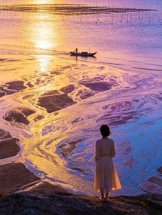 People in the circle of friends asked me if it was not Monet's painting, but a beach painting in Xiapu, Fujian