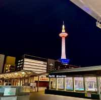 Kyoto Tower in night 👍