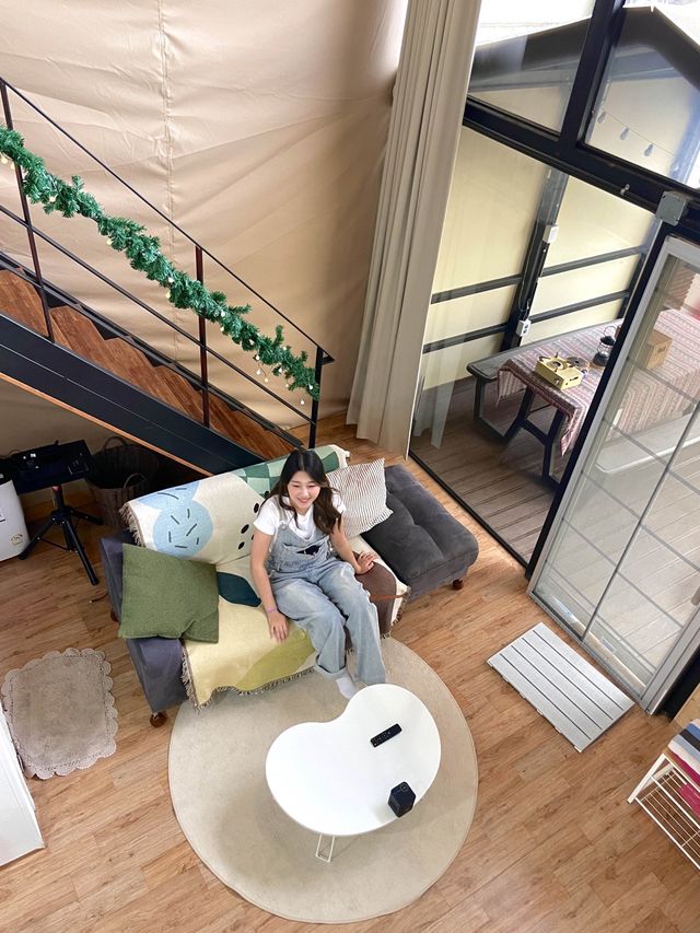 프라이빗한 개별수영장과 함께한 풀램핑 🏝️🏕️