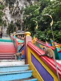 The tallest statue in Malaysia at Batu Caves