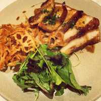 Quiet lunch at Moonbow…