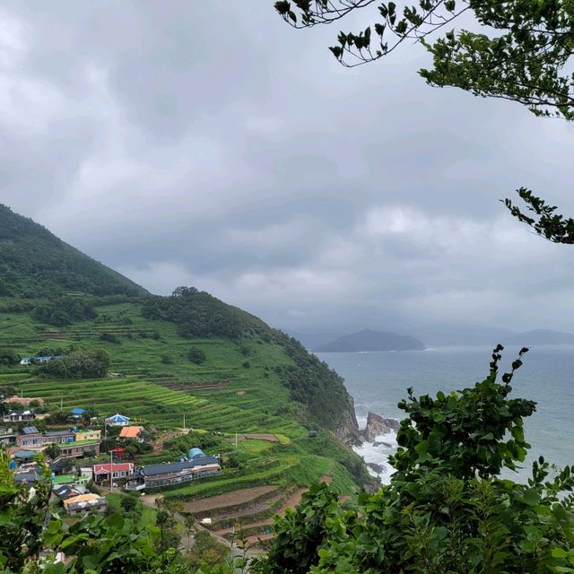 바람부는 날이라면? 다랭이마을~