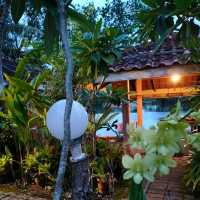หิวแล้วแวะกินมื้อค่ำก่อนที่ Riverside garden