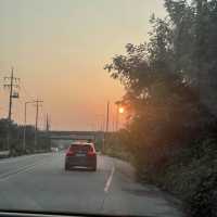 round trip from south Korea to indonesia