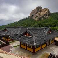 Beautiful view of Hwaamsa Temple 