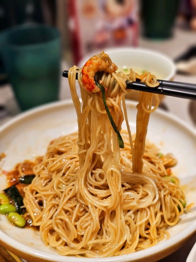 必吃～炒虾蟹拌麵🍜
