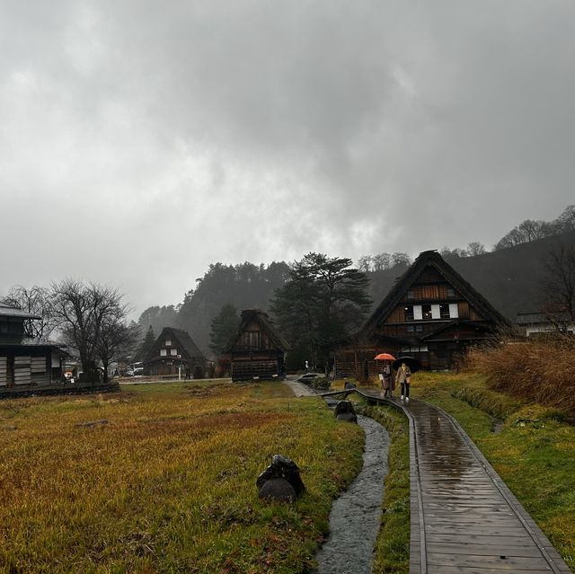 Retro Traditional Japanese houses 