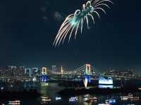台場煙火Hilton hotel