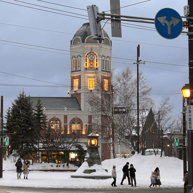 눈이 가득한 낭만적인 운하 마을 오타루🌨️