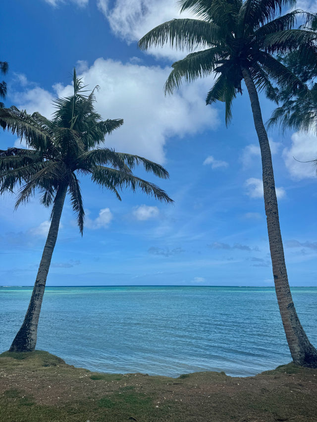 괌 사람없는 포토스팟 ‘피쉬아이수중전망대’