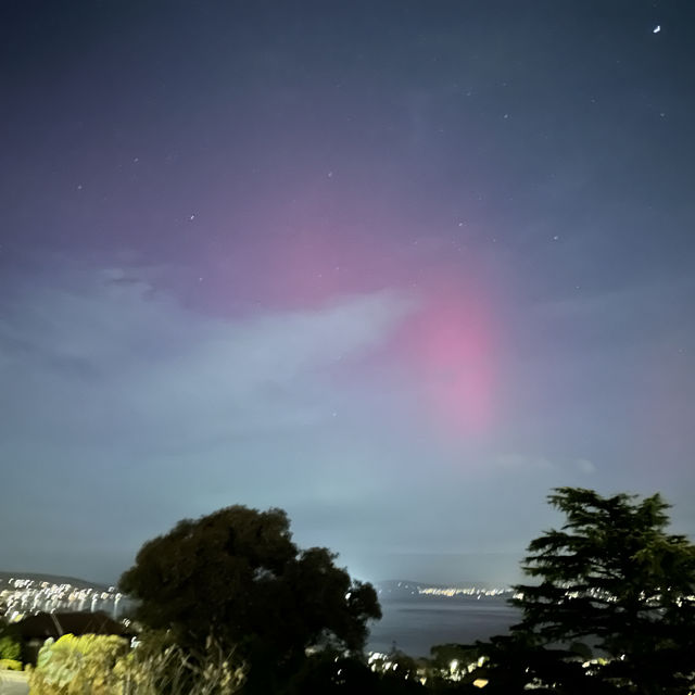 Catching a glimpse of the elusive Aurora Australis !