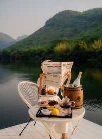 RaftDara Earawan บ้านพักริมน้ำที่กาญจนบุรี