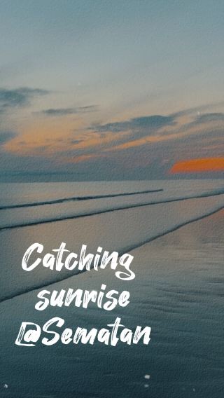 Waiting for sunrise