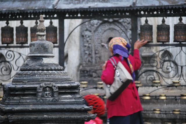 Namaste, Swayambhunath Stupa