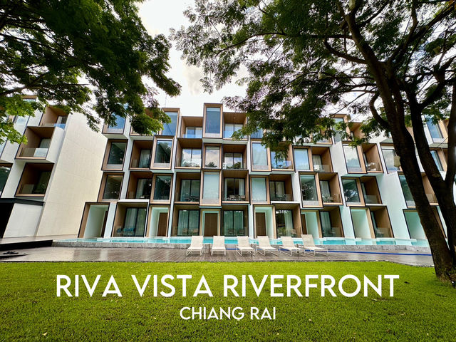 รีสอร์ตใหม่ดีไซน์เกร๋ๆ 🏞️บรรยากาศดีๆ ริมแม่น้ำกก
