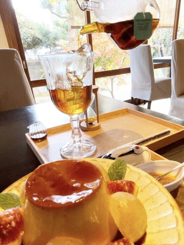 【福岡カフェ】窓から四季を感じるお庭が見える古民家カフェ✨️