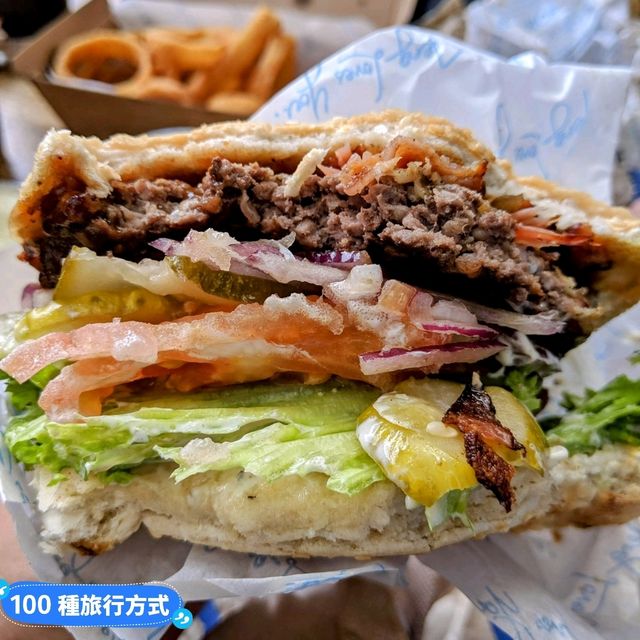 紐西蘭皇后鎮-被CNN評比為地表最強漢堡：Fergburger