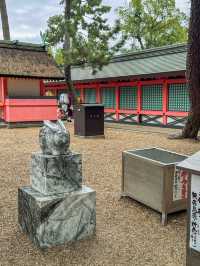 大阪住吉的烤糰子和神社