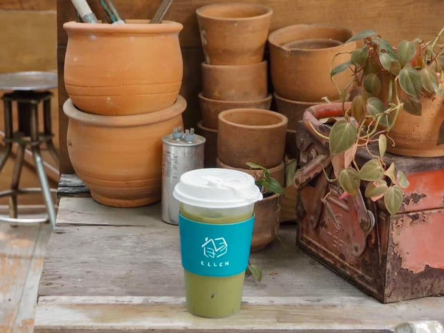 พาไปพักจิบกาแฟ​ร้านมินิเล็กๆ​น่ารักๆ📍Ellen​ Cafe​