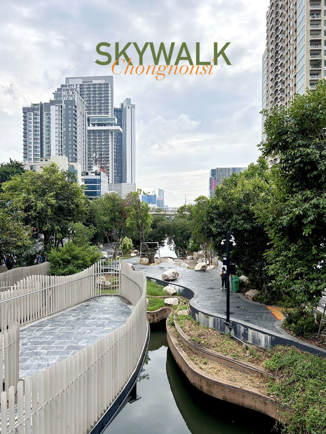 Skywalk ช่องนนทรี นี่กรุงเทพหรือกรุงโซล👀✨