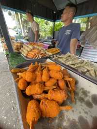 Local snacks look simple but superb appetizing