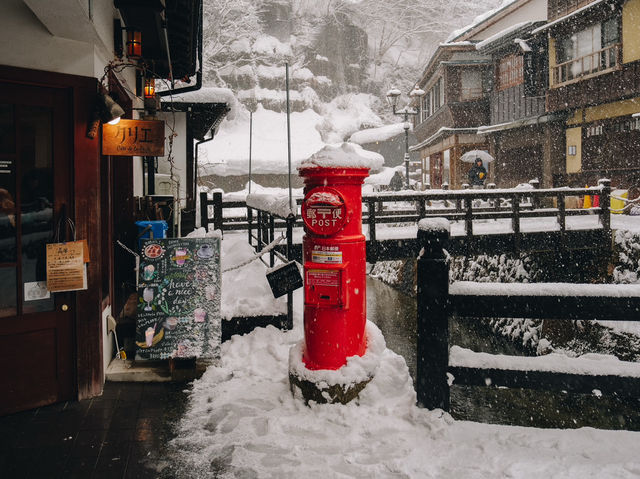 Ginzan Onsen  หมู่บ้านออนเซ็นท่ามกลางหุบเขา🏔️
