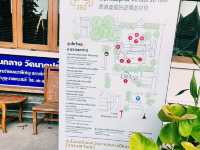 泰國曼谷當地著名求美貌與智慧的寺廟推薦：Wat Nak Prok วัดนาคปรก，適合去請願拍照打卡遊玩。