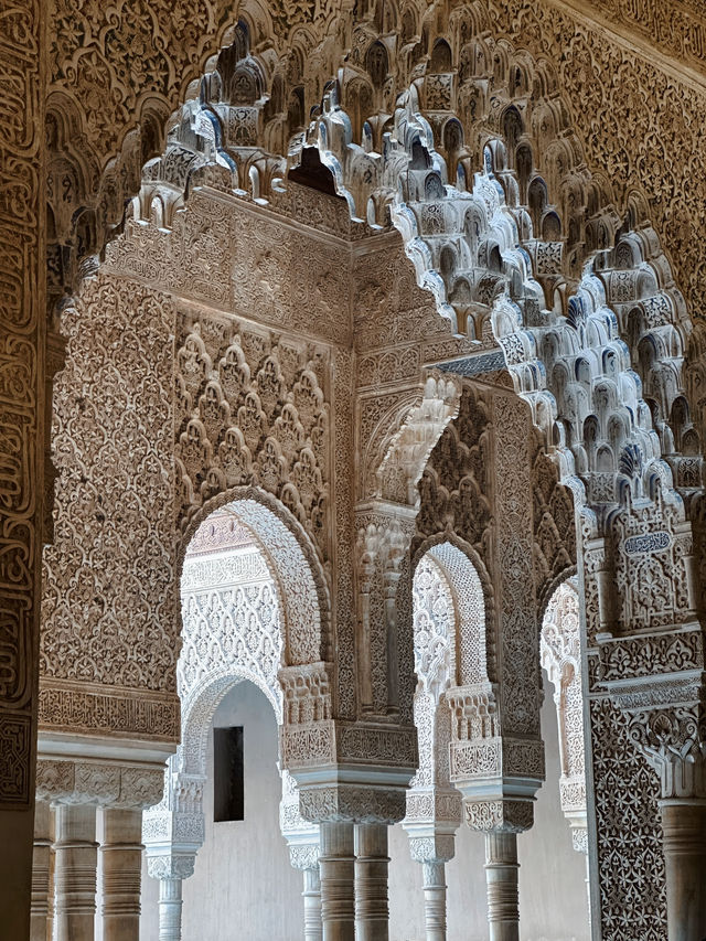 This “starry” ceiling in Nasrid Palace took my breath away